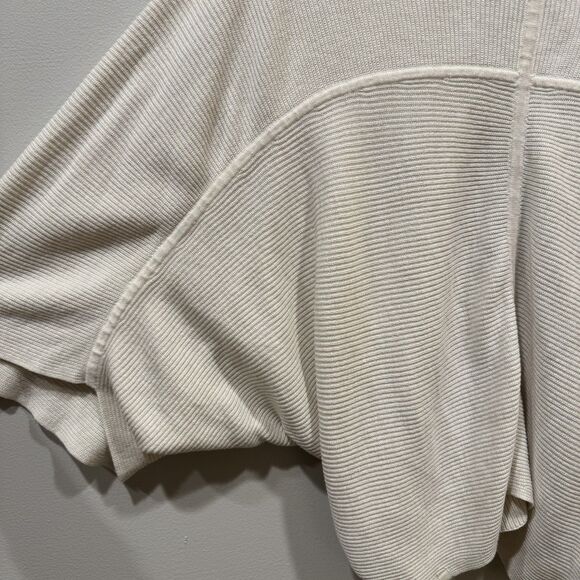Lululemon Cashlu Knit Textured Wrap Cardigan Sweater White Cashmere Women XS/S - Picture 7 of 8